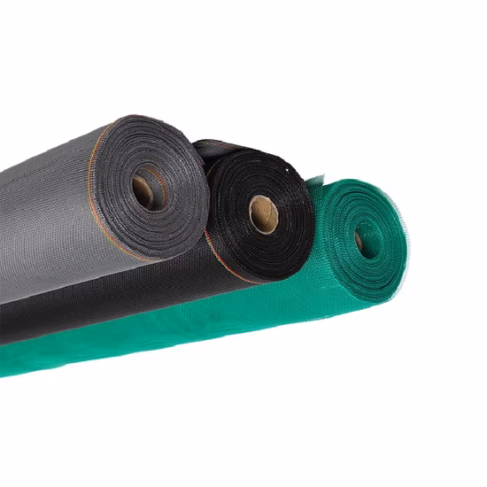 18*16 メッシュ平織り PVC コーティングされたグラスファイバー金網